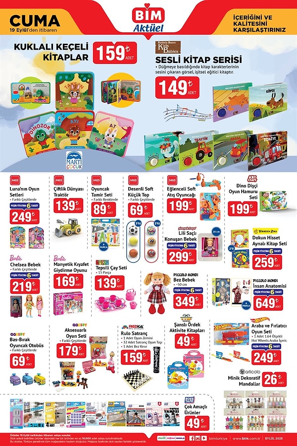 Kuklalı Keçeli Kitaplar 159 TL