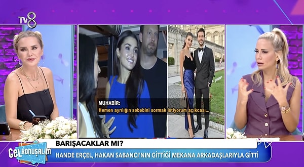 Ece Erken de sunuculuğunu yaptığı “Gel Konuşalım” programında ortalığı karıştıran bir yorumda bulundu.