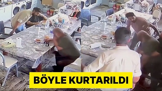 Kırklareli'nde Boğazına Et Parçası Kaçan Vatandaş Heimlich Manevrasıyla Kurtarıldı
