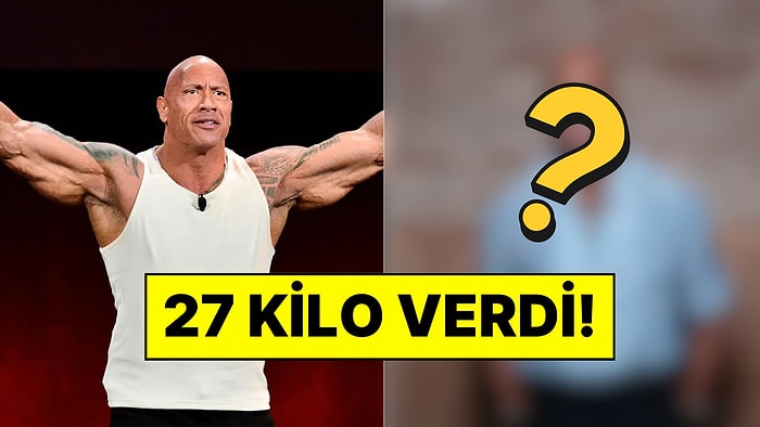 Eski Halinden Eser Yok: Dwayne Johnson Yeni Projesi İçin 27 Kilo Verdi!