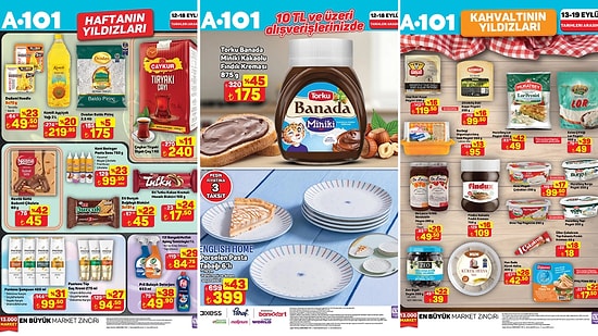 12 - 18 Eylül 2025 A101 Haftanın Yıldızları Kataloğu