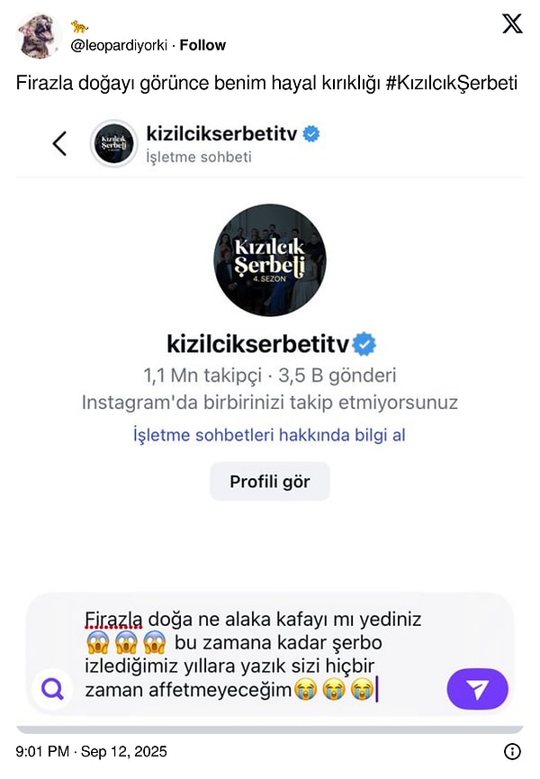 İşte Doğa ve Firaz aşkına gelen tepkilerden bazıları: