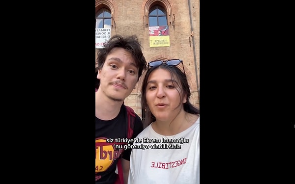Ekrem İmamolğlu'nun tutuklanmasının ardından alınmasını İtalya'nın Bologna kentinde de bir protesto gerçekleşmiş, düzenlenen protestoya, Belediye Başkanı Matteo Lepore de katılmıştı.