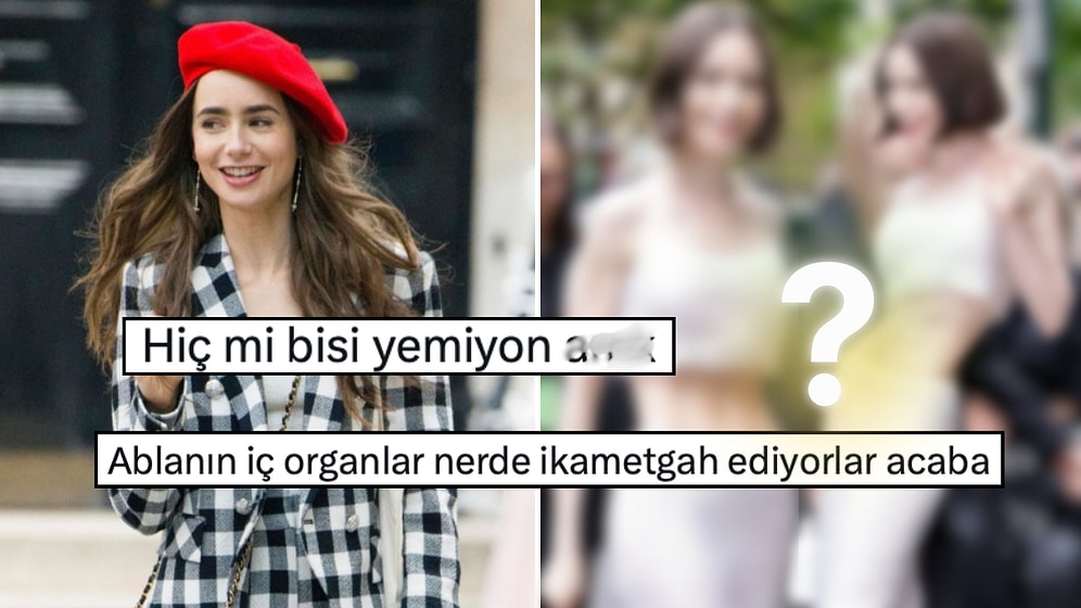 Fiziği Dikkat Çekti: Emily in Paris’in Yıldız İsmi Lily Collins’in İncecik Beli ve Karın Kasları Gündem Oldu!
