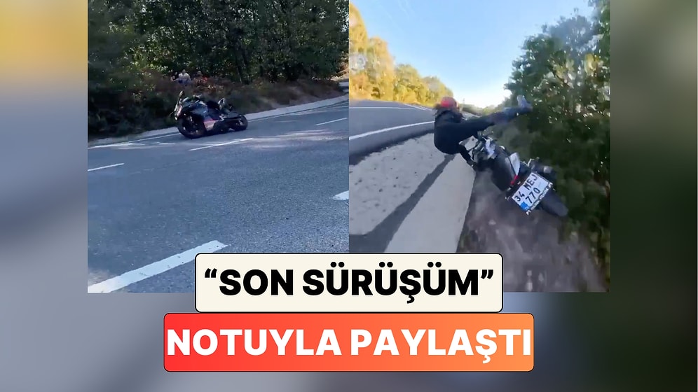 Bir Motosiklet Sürücüsü Felaketin Eşiğinden Döndüğü Kazayı "Son Sürüşüm" Notuyla Paylaştı