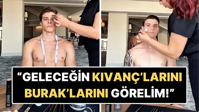 Bir Makyaj Artisti Miss&Mr Model Of Turkey 2025 Katalog Çekimi İçin Erkek Modellere Yaptığı Makyajı Paylaştı