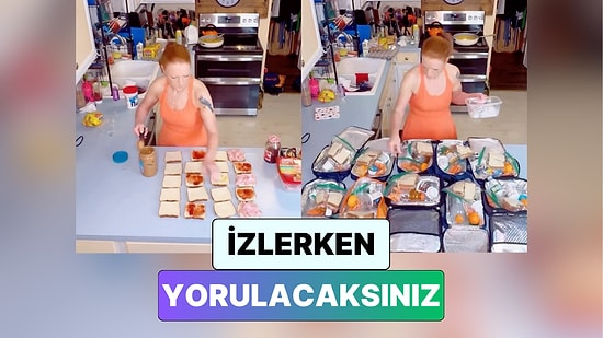 Her Sabah 10 Çocuğuna Beslenme Çantası Hazırlayan Anneyi İzlerken Yorulacaksınız