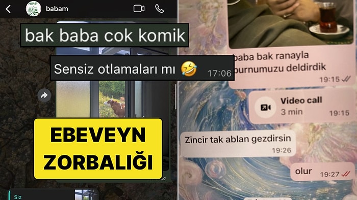Anne Babalarının Zorba Mesajlarını Paylaşıp Acınacak Hallerine Güldürenler