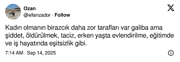 Kadın olmanın zorluğunu sadece "makyaj yapmak" özelinde ele alan Koç'a yorumlar gecikmedi.