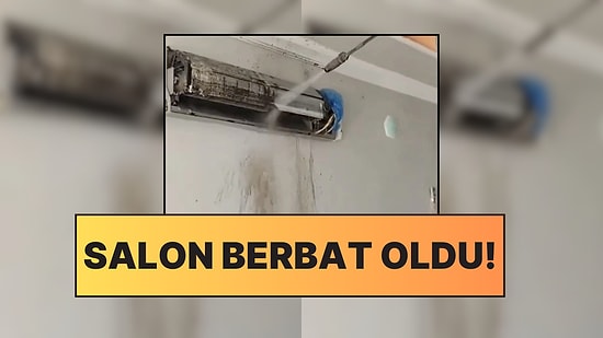 Temizlendi mi Şimdi? Klima Temizliği İçin Eve Çağırılan Usta, Salonu Tanınmaz Bir Hale Getirdi!