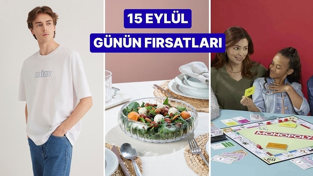 Bugün İndirimde Neler Var? Mavi Tişörtlerden L'Oreal Paris Ürünlerine  15 Eylül 2025 Günün Fırsatları