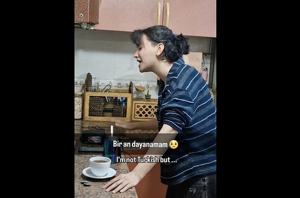 Tan Taşçı videoyu kendi sosyal medya hesabında paylaştı ve yorum bıraktı.