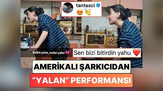 Daha Önce Dedublüman Şarkısıyla Büyüleyen Amerikalı Şarkıcı Lena Şimdi de Tan Taşçı'nın Yalan Şarkısı Söyledi