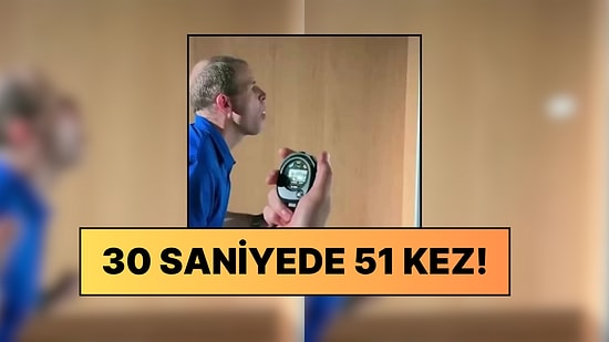 Dünyanın En İlginç Rekorlarından Biri: Bir Adam, Pinpon Topu 'Tükürerek' Guinness Rekorlar Kitabına Girdi