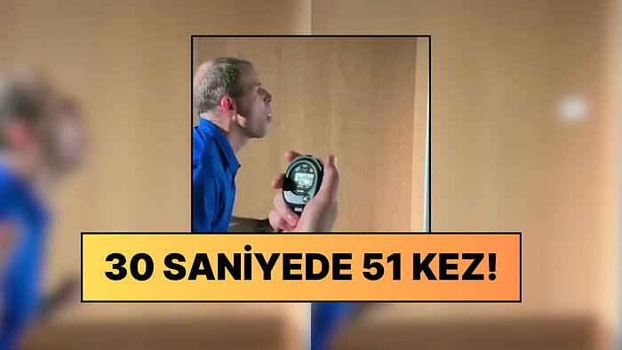 Dünyanın En İlginç Rekorlarından Biri: Bir Adam, Pinpon Topu 'Tükürerek' Guinness Rekorlar Kitabına Girdi