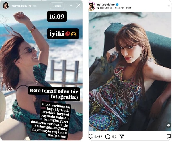 Yıllardır hafızalara simsiyah saçlarıyla kazınan Merve Boluğur bu sefer karşımıza kızıl-turuncu tonlara boyattığı saçlarıyla çıktı!