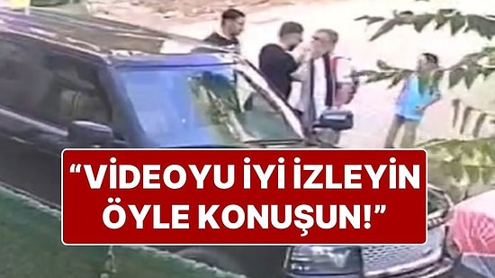Kendisini Uyaran Bir Babaya Tokat Atan Adamdan Pişkin Cevap: “Videoya İyi Bakın, Ona Göre Yorum Yapın!”