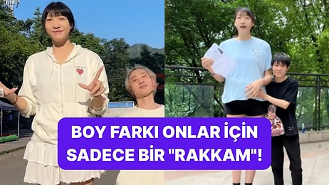 Devlerin Aşkı Büyük Olur: 2 Metre Boyuna Rağmen Kısa Boylu Sevgilisinden Vazgeçmeyen Kadın