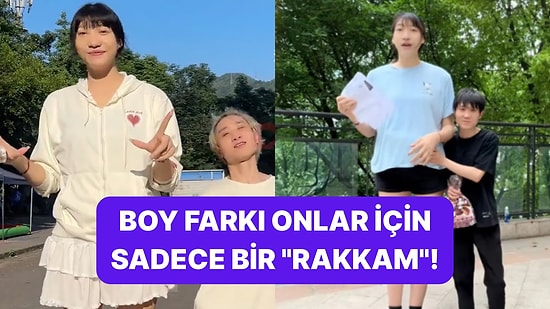 Devlerin Aşkı Büyük Olur: 2 Metre Boyuna Rağmen Kısa Boylu Sevgilisinden Vazgeçmeyen Kadın