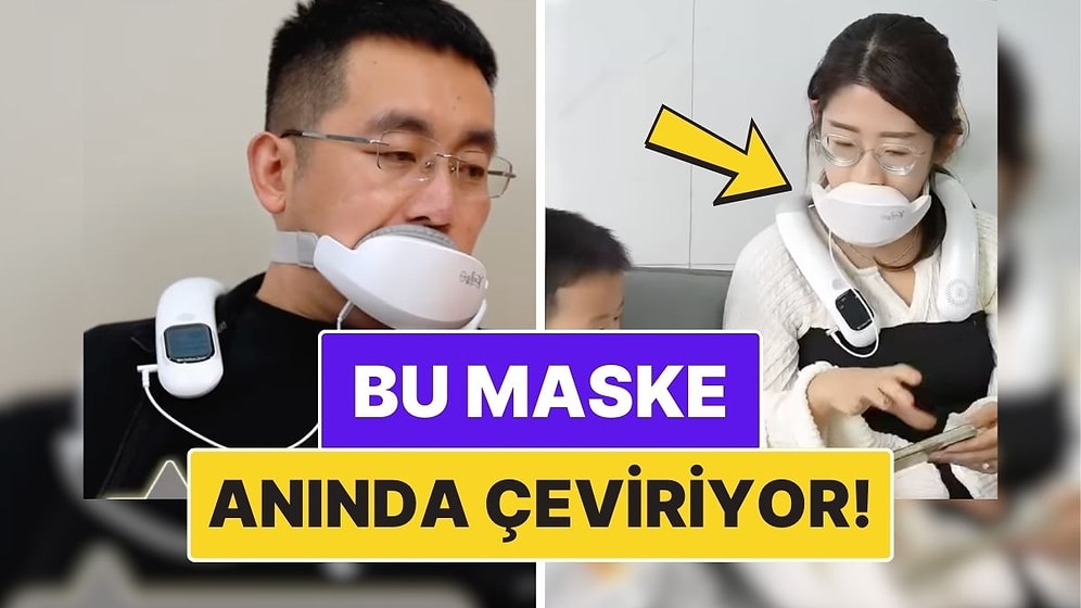 Çin'de Bir Şirket Konuşmayı Anında Çeviren Maske Geliştirdi!