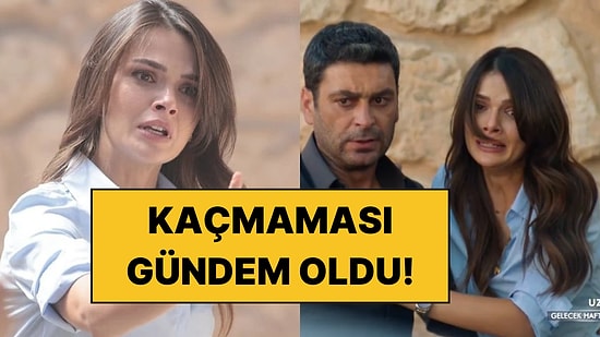 Uzak Şehir'de Mine'nin Arabayı Üstüne Sürdüğü Sırada Kenardan Kaçmayıp Duvara Sinen Alya Tartışma Yarattı