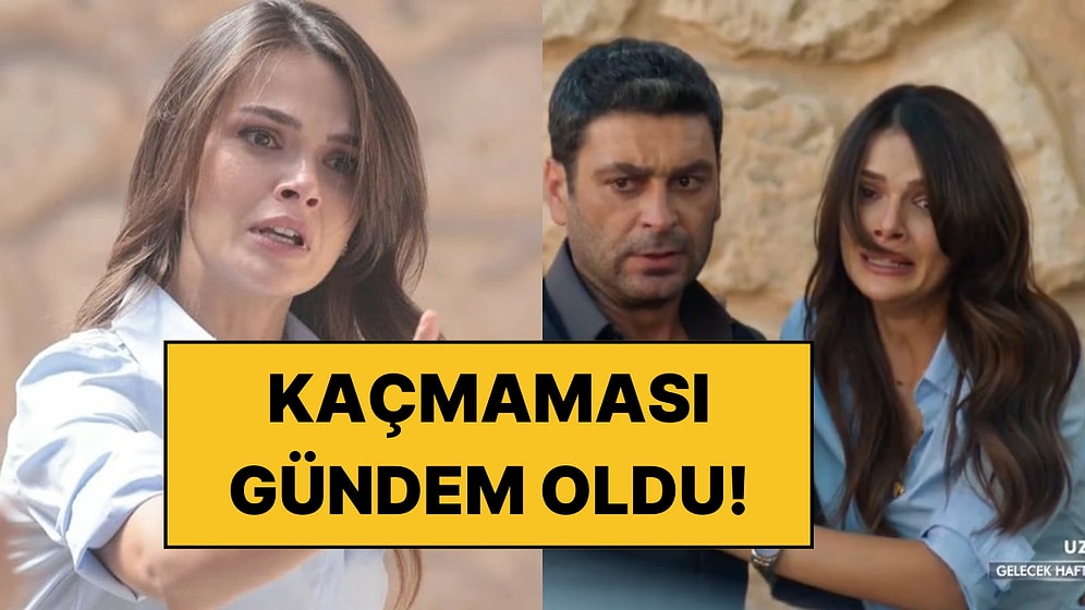 Uzak Şehir'de Mine'nin Arabayı Üstüne Sürdüğü Sırada Kenardan Kaçmayıp Duvara Sinen Alya Tartışma Yarattı