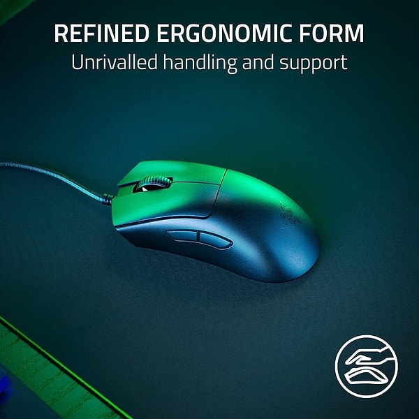 Oyun tutkunlarının vazgeçilmezi Razer DeathAdder V3, ergonomik tasarımı ve HyperPolling teknolojisi ile son derece hızlı tepki süresi sunuyor.