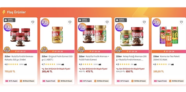 Züber'de Mega Eylül fırsatlarını kaçırmayın.