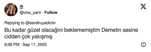 Peki, siz Demet Özdemir'in şarkı performansını nasıl buldunuz? Yorumlarda buluşalım...