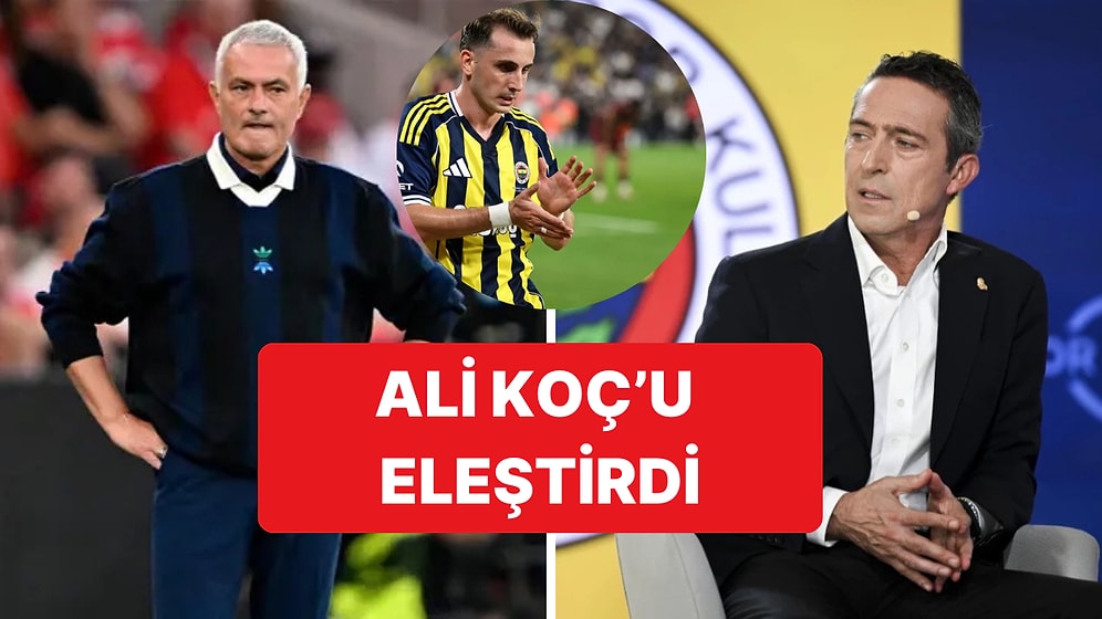 Jose Mourinho, Fenerbahçe Başkanı Ali Koç'u Eleştirdi