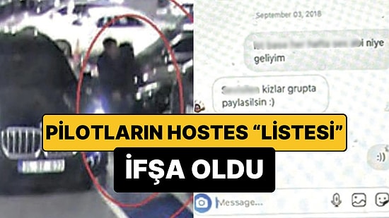 Pilotla Hostesin Yasak Aşkı Skandalı Ortaya Çıkardı: Pilotların 'Hostes' Grubu İfşa Oldu!