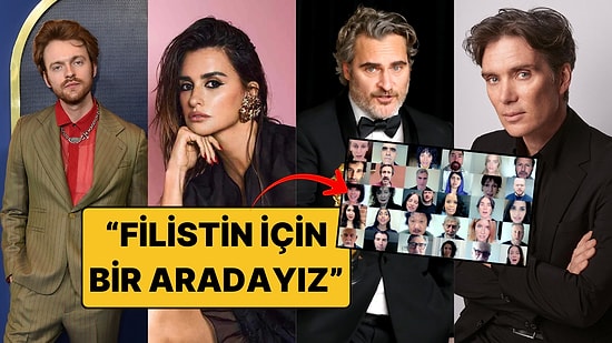 Cillian Murphy, Billie Eilish, Steve Coogan ve Joaquin Phoenix'ten Filistin İçin Dayanışma Çağrısı