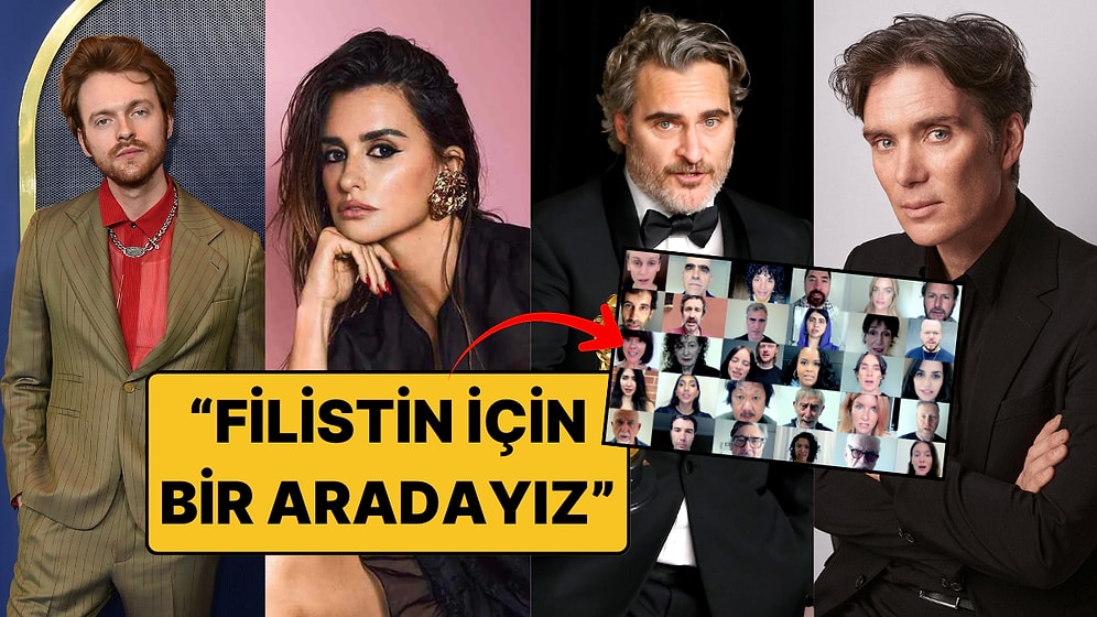 Cillian Murphy, Billie Eilish, Steve Coogan ve Joaquin Phoenix'ten Filistin İçin Dayanışma Çağrısı