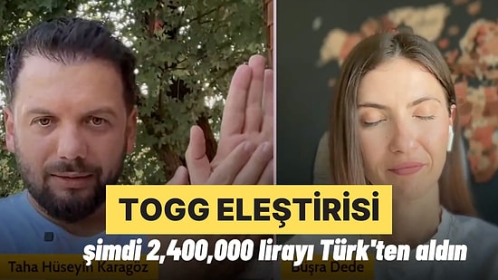 Gazeteci Taha Hüseyin Karagöz Togg Fiyatlarını Eleştirdi