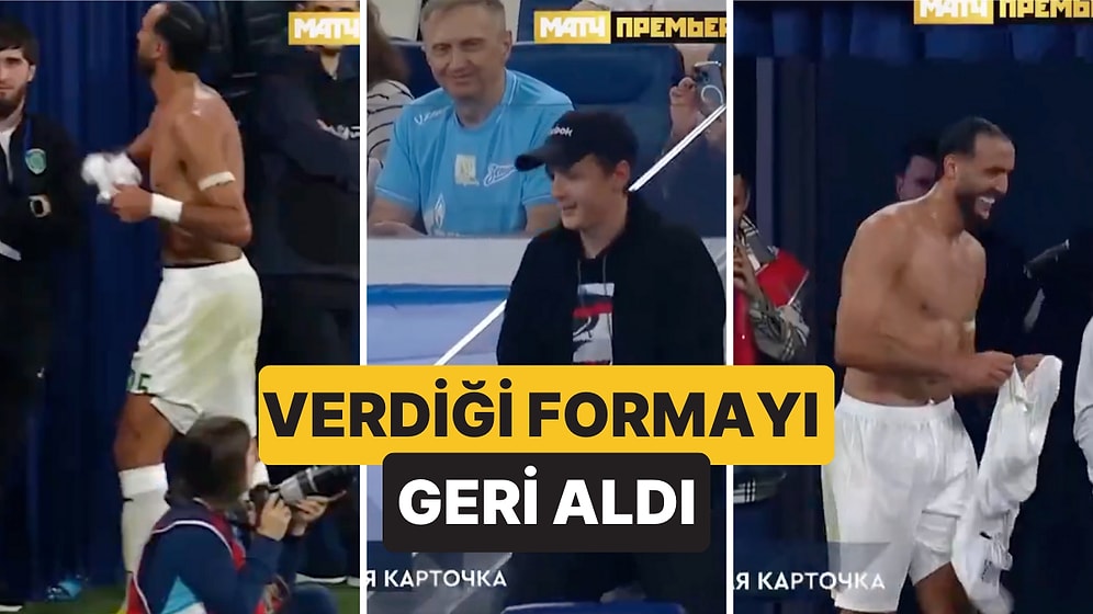 Yediği Kırmızı Karttan Sonra Formasını Taraftara Veren Futbolcu, VAR'dan Geri Dönünce Formayı da Aldı!