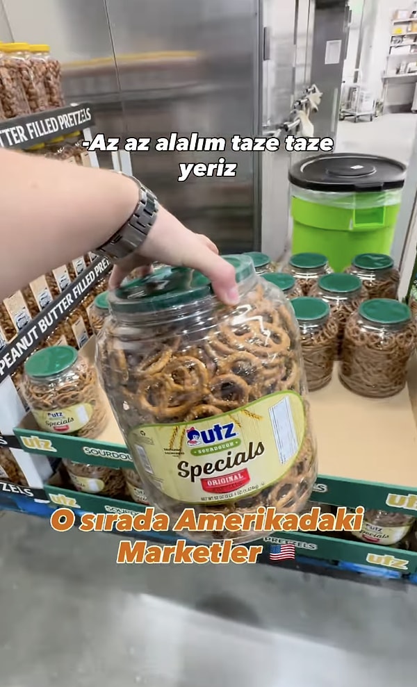 Etler, krakerler, meyveler, hatta diş fırçaları bile!