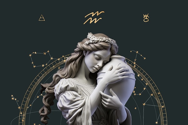 Kova burcunu buz dolu bir kova gibi düşünebiliriz.