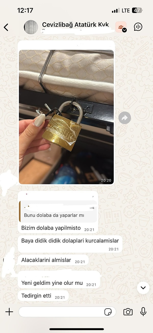 3 kişi görevden alındı.