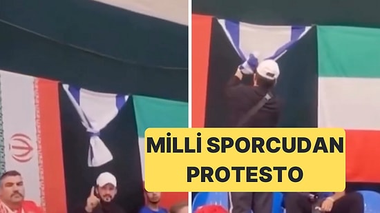 Milli Sporcu Kenan Erdoğlu, Dünya Bilek Güreşi Şampiyonası'nda İsrail Bayrağına Tepki Gösterdi