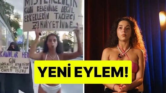 Gerçekleştirdiği Eylemlerle Gündeme Gelen Melisa Aydınalp Yine Bir Eylem Yaptı