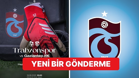 Trabzonspor'un Kaleci Eldivenli, Çöp Kovalı Fotoğraf Paylaşımı Uğurcan Çakır'a Gönderme mi?