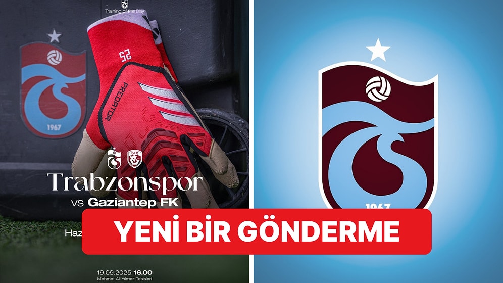 Trabzonspor'un Kaleci Eldivenli, Çöp Kovalı Fotoğraf Paylaşımı Uğurcan Çakır'a Gönderme mi?