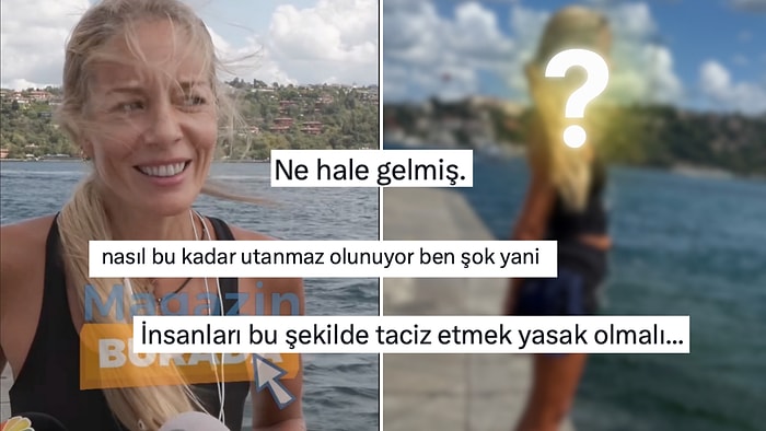 Boğaza Bakarak Derin Düşüncelere Dalan Bade İşçil'in Overthink Saatini Bölen Muhabirle Diyaloğu Güldürdü
