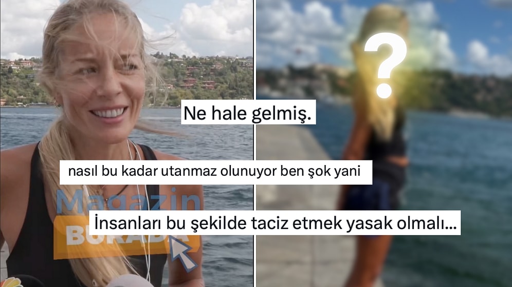 Boğaza Bakarak Derin Düşüncelere Dalan Bade İşçil'in Overthink Saatini Bölen Muhabirle Diyaloğu Güldürdü
