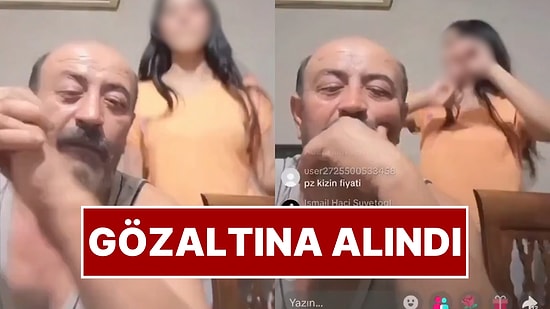 Skandal Görüntüler! Tiktok'ta Kızını Oynatarak Para Toplayan Baba Gözaltına Alındı