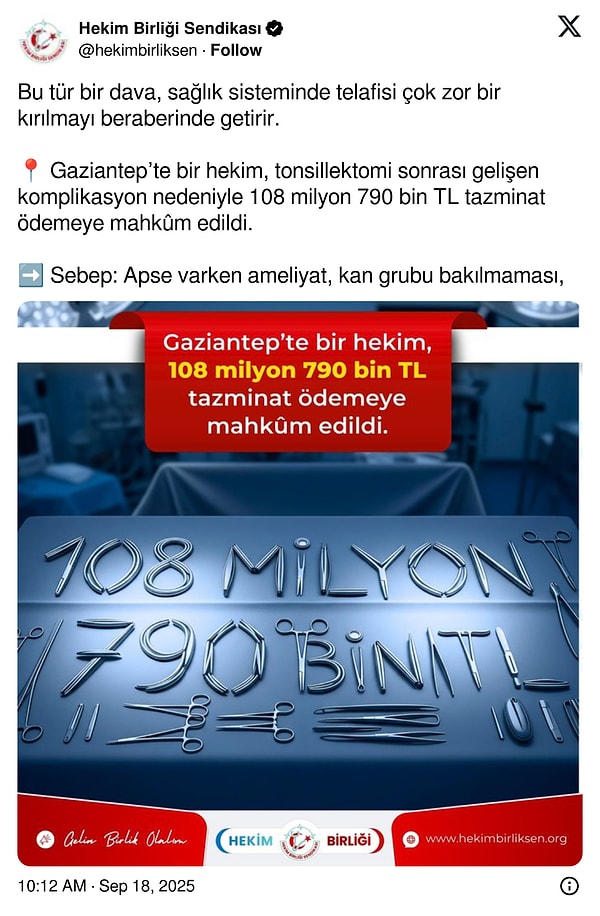"Milyonluk tazminatlar, avukatların “tazminat ticareti” alanına dönüştüreceği yeni bir kapı aralıyor."