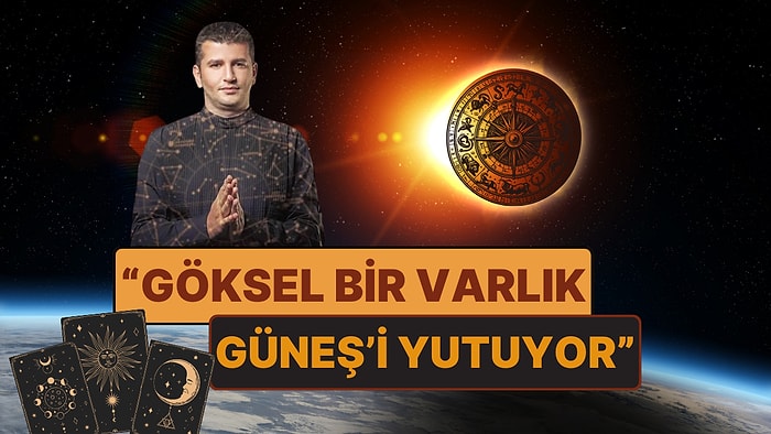 Ünlü Astrolog Dinçer Güner Güneş Tutulmalarının Kadim Tarihini Anlattı: "Göksel Bir Varlık Güneş'i Yutuyor"