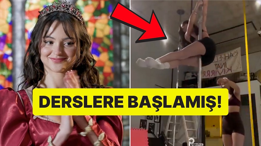 Prens'in Hasharia'sı Derya Pınar Ak, “Sultana” Filmi İçin Direk Dansı Derslerine Başladı