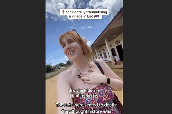 "Laos'taki bir köyü yanlışlıkla travmatize etmek."