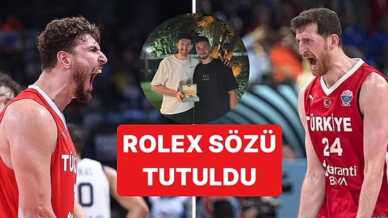 12 Dev Adam'da Alperen Şengün, Ercan Osmani'ye Verdiği Rolex Sözünü Tuttu